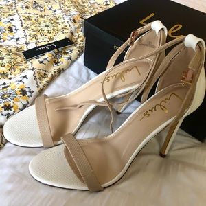 NEW Lulu’s Two-Toned Strappy Heels